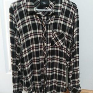 Rails plaid button up shirt